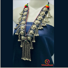 Load image into Gallery viewer, Tribal Gypsy Long Bells Nomadic Necklace
