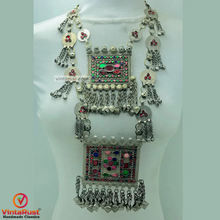Load image into Gallery viewer, Handmade Silver Boho Multilayer Necklace

