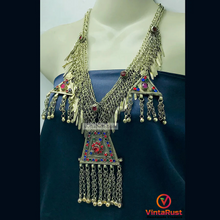 Load image into Gallery viewer, Handmade Silver Kuchi Pendant Necklace
