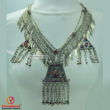 Load image into Gallery viewer, Handmade Silver Kuchi Pendant Necklace
