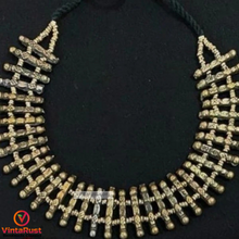 Load image into Gallery viewer, Tribal Antique Metal Statement Choker Necklace
