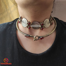 Load image into Gallery viewer, Vintage Tribal Delicate Statement Chokers
