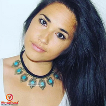 Load image into Gallery viewer, Vintage Statement Collar Choker Stones Necklace
