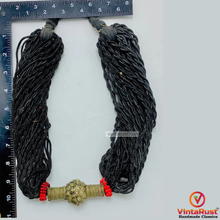 Load image into Gallery viewer, Tribal Black Beaded Layered Necklace
