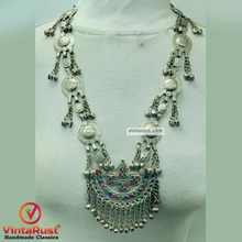 Load image into Gallery viewer, Nomadic Long Pendant Necklace With Bells
