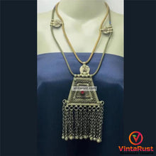 Load image into Gallery viewer, Vintage Two Layers Tribal Pendant Necklace
