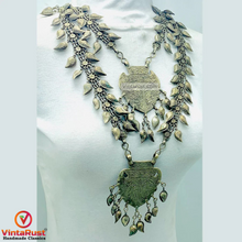 Load image into Gallery viewer, Vintage Bohemian Two Layered Bib Necklace
