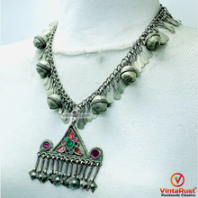 Load image into Gallery viewer, Tribal Long Pendant Necklace With Bells
