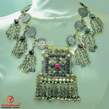 Load image into Gallery viewer, Silver Vintage Coins Chain Necklace
