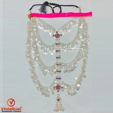 Load image into Gallery viewer, Vintage Silver Multilayers Massive Bib Necklace
