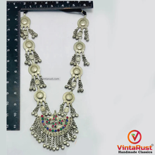 Load image into Gallery viewer, Nomadic Long Pendant Necklace With Bells
