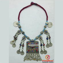 Load image into Gallery viewer, Handmade Beaded Chain Necklace With Long Tassels
