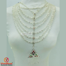 Load image into Gallery viewer, Gorgeous Antique Handmade Silver Bib Necklace
