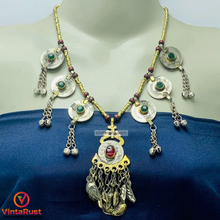 Load image into Gallery viewer, Handmade Ethnic Tribal Beaded Chain Necklace

