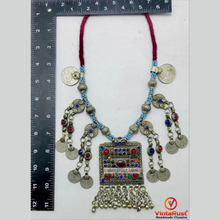 Load image into Gallery viewer, Handmade Beaded Chain Necklace With Long Tassels
