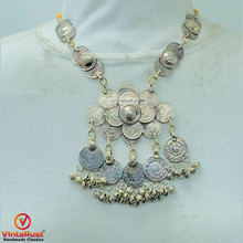 Load image into Gallery viewer, Handmade Vintage Coins Pendant Necklace
