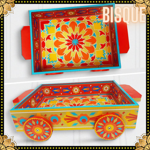 Truck Art Tray on Wheels 0016