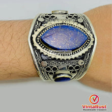 Load image into Gallery viewer, Adjustable Lapis Lazuli Stone Bracelet
