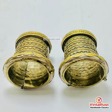 Load image into Gallery viewer, Afghan Golden Massive Handcuff Hinged Bracelet
