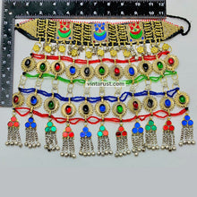 Load image into Gallery viewer, Antique Choker Necklace With Motifs and Tassels
