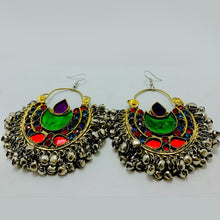 Load image into Gallery viewer, Antique Kuchi Earrings with Bells

