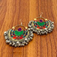 Load image into Gallery viewer, Antique Kuchi Earrings with Bells
