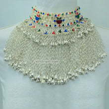 Load image into Gallery viewer, Antique Statement Collar Choker Necklace With Bells
