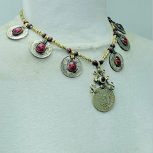 Load image into Gallery viewer, Beaded Chain Coins Pendant Necklace
