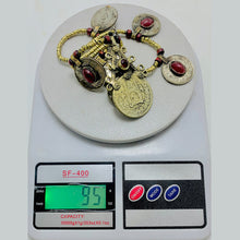 Load image into Gallery viewer, Beaded Chain Coins Pendant Necklace
