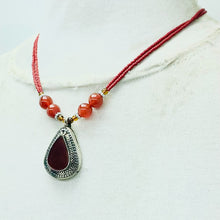 Load image into Gallery viewer, Beaded Chain Handmade Pendant Necklace
