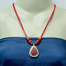 Load image into Gallery viewer, Beaded Chain Handmade Pendant Necklace
