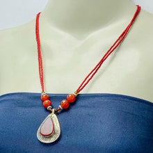 Load image into Gallery viewer, Beaded Chain Handmade Pendant Necklace

