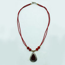 Load image into Gallery viewer, Beaded Chain Handmade Pendant Necklace
