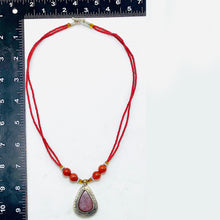 Load image into Gallery viewer, Beaded Chain Handmade Pendant Necklace
