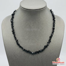 Load image into Gallery viewer, Handmade Black Stone Beaded Necklace
