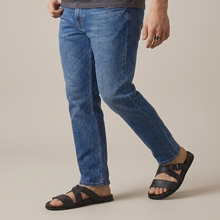 Load image into Gallery viewer, Black Leather Slides for Men

