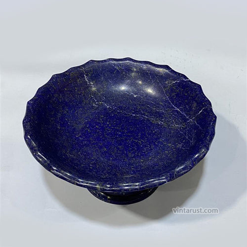 Blue Lapis Lazuli Gemstone Bowl