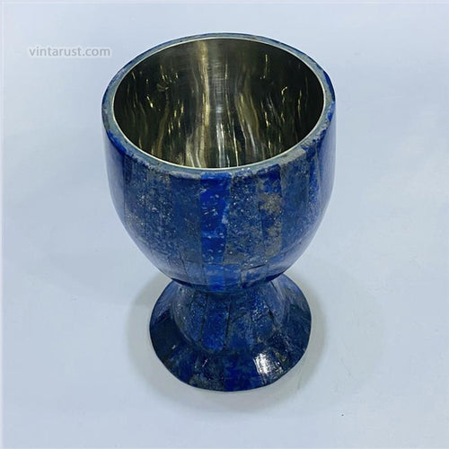 Blue Lapis Lazuli Wine Cup