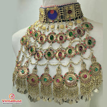 Load image into Gallery viewer, Bohemian Oversized Glass Statement Choker Necklace
