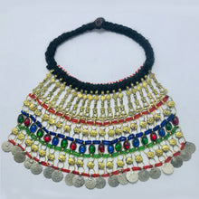 Load image into Gallery viewer, Boho Handmade Choker With Dangling Coins
