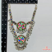 Load image into Gallery viewer, Boho Kuchi Multicolor Statement Necklace
