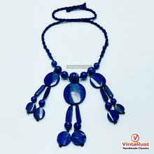 Load image into Gallery viewer, Boho Lapis Lazuli Three Pendant Necklace
