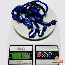 Load image into Gallery viewer, Boho Lapis Lazuli Three Pendant Necklace
