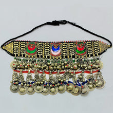 Load image into Gallery viewer, Boho Multicolor Stone Layered Choker Necklace
