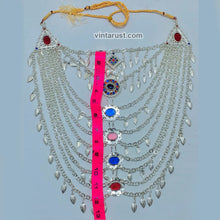 Load image into Gallery viewer, Boho Silver Multi Strands Bib Necklace
