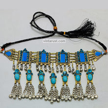 Load image into Gallery viewer, Boho Statement Collar Choker Necklace With Bells
