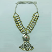 Load image into Gallery viewer, Boho Tribal Metal Beaded Chain Necklace
