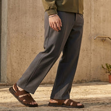 Load image into Gallery viewer, Handmade Open Toe Summer Shoes: Flat Sandals for Men
