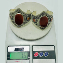 Load image into Gallery viewer, Carnelian Stone Lightweight Handcuff Bracelet
