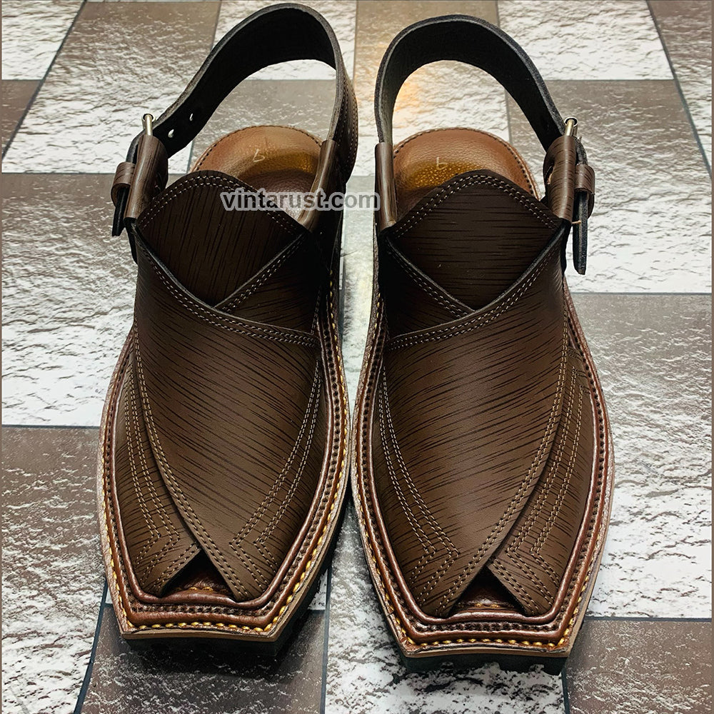 Classic Design Dark Brown Handmade Shoes